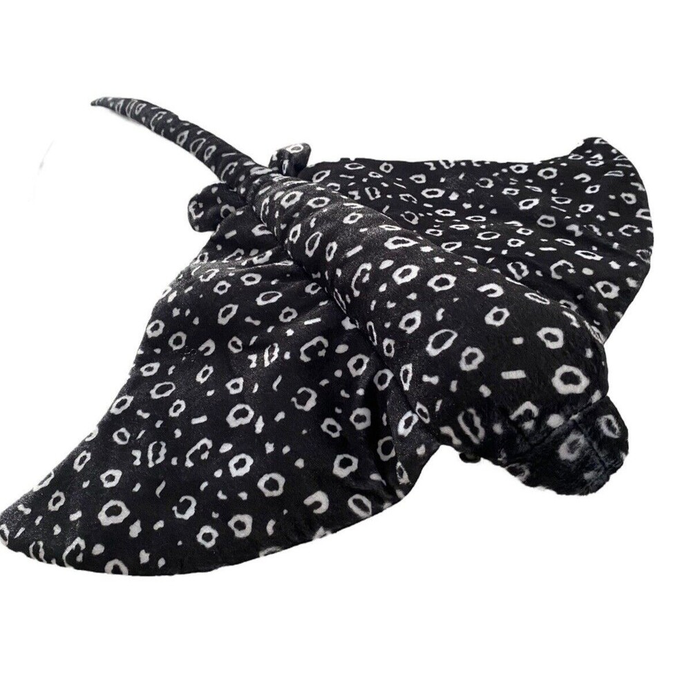 Disney Store Stingray Plush Stuffed Animal Black & White Toy Plushie